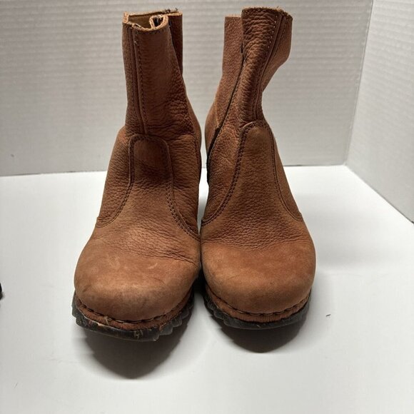 The Art Company Booties Ankle Boots Woman 37 Leather Suede Brown - Picture 2 of 8